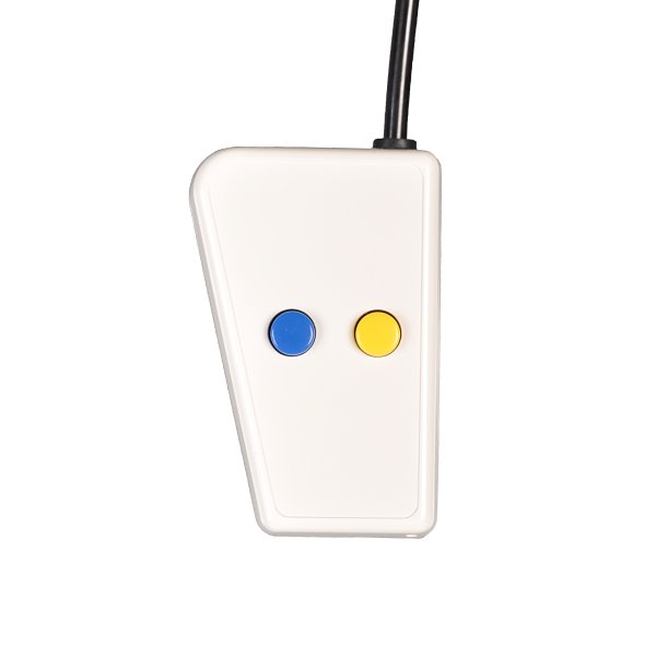 2 Button Blue Yellow, image 1