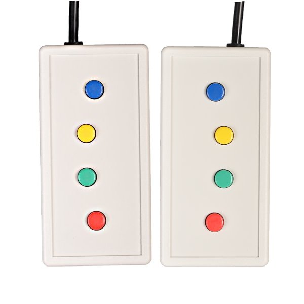 8 Button Bimanual Curved Lines, image 1